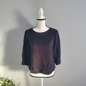 Dynamite Women's Black 3/4 Sleeve Top Size PS